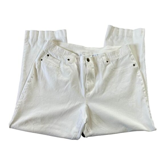 Chicos Pants Size Chicos 3 Short US 16 Short XL short Elastic Waist - Picture 1 of 8